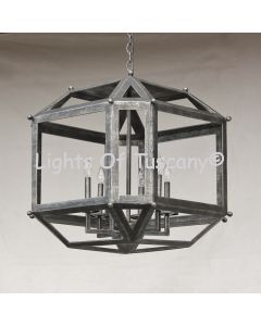 Contemporary Wrought Iron Chandelier