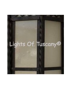 Amber Frosted Glass