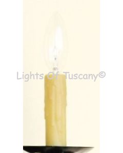 Faux Bizwax Candle