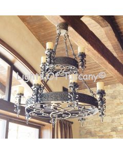Custom Spanish Revival Chandelier