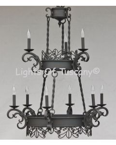 1435-9 Spanish Style Chandelier 