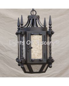 Gothic-Medieval Castle-Hand-Forged Wrought Iron-Lantern