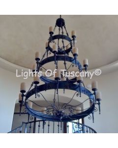 Custom Tuscan chandelier