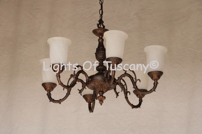 Antique Chandelier, European Antique Chandelier, Vintage Chandelier