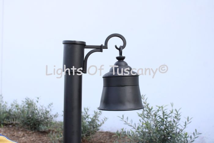 7548-1P Contemporary Iron Outdoor Post Light