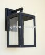 heavy duty iron lighting, commercial grade iron lighting, modern outdoor lighting, outdoor wall light, contemporary outdoor light, urban style outdoor light, transitional outdoor light, farmhouse style outdoor light, LED light, minimalist lighting, square