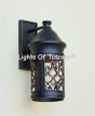 Spanish Style Dark Sky outdoor wall lantern light
