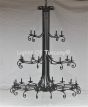 1353-28 Large Spanish Style Chandelier