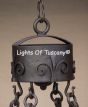 1220-8 Tuscan/Mediterranean Style Iron Chandelier