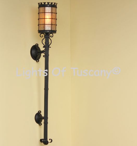 Gothic Medieval castle wall torch