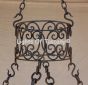 1171-6 Vintage Spanish Style Iron Chandelier