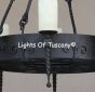 1217-8 Tuscan/Spanish Revival Chandelier