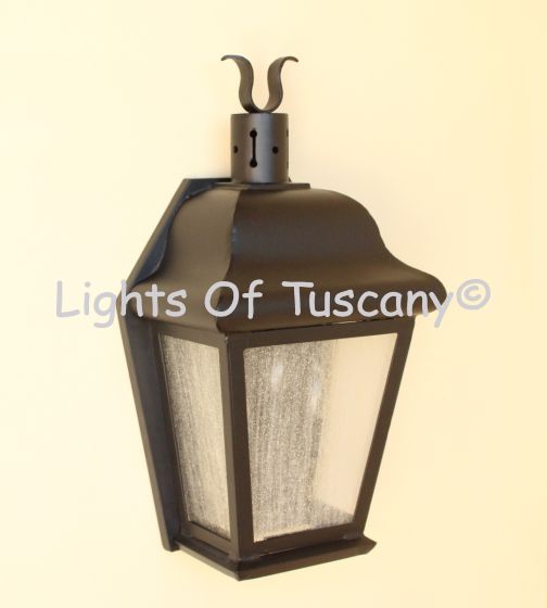 8224-2 Meditteranean Traditional Outdoor Iron Pocket Wall Light