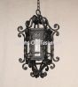 2098-1 Wrought Iron Spanish Style Hanging Lantern