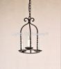 6521-3 Rustic Mediterranean Style Iron Mini Chandelier