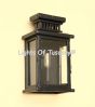 7742-1 Mediterranean Contemporary Outdoor Iron Wall Lantern