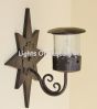 Moroccan star wall fixture light