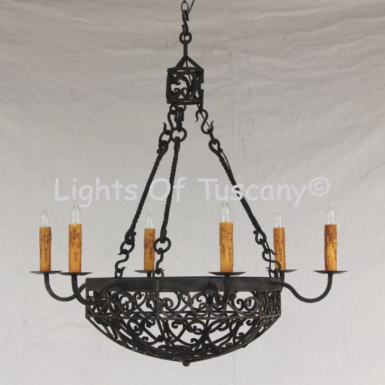 Spanish Revival Chandelier