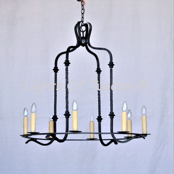 Commercial Lighting, Mediterranean Style Chandelier, Commercial Grade Lighting, Spanish Style Chandelier, Living Room Chandelier, Wrought Iron chandelier, Rustic Chandelier, Modern Chandelier, Transitional Chandelier
