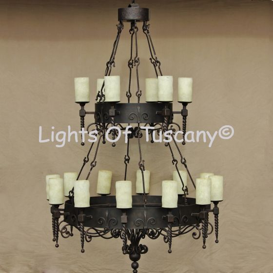 1200-18 Tuscan chandelier
