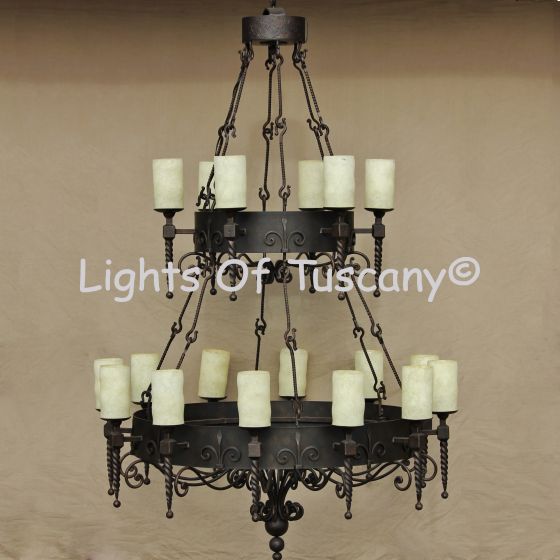 1200-18 Tuscan chandelier