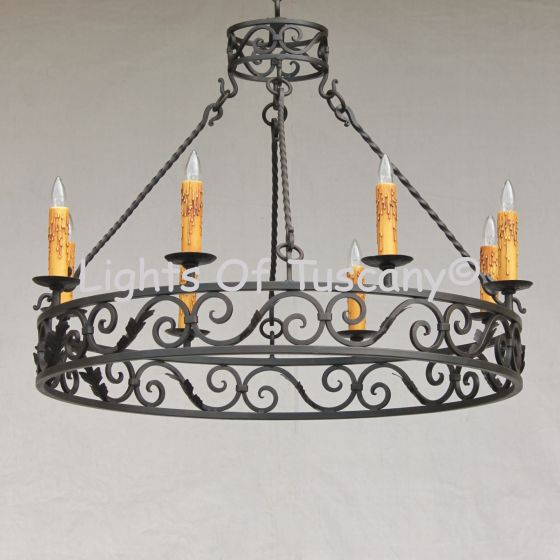 Tuscan Style Chandelier