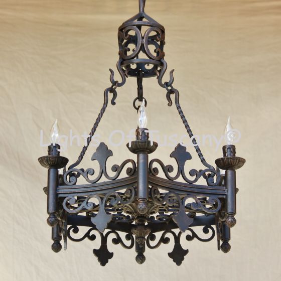 Spanish Revival Chandelier