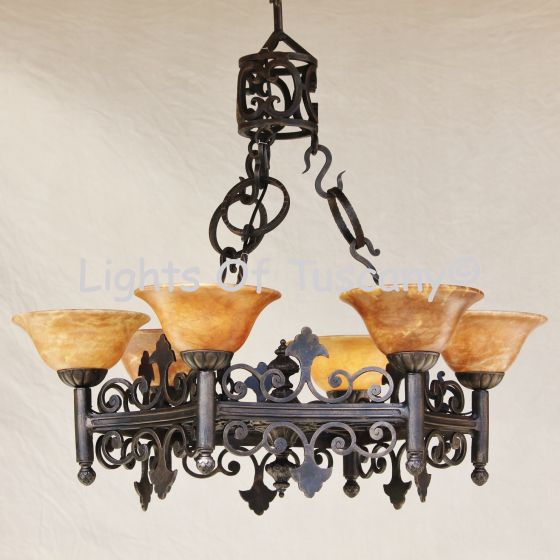 Spanish Revival Chandelier