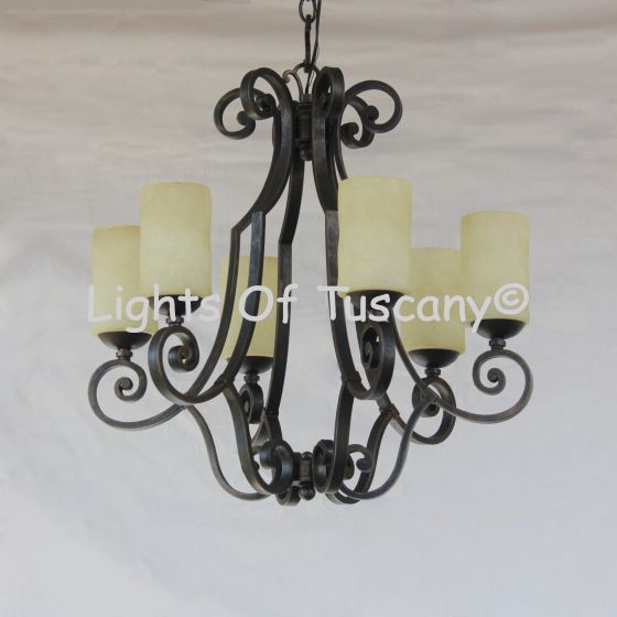 Tuscan chandelier