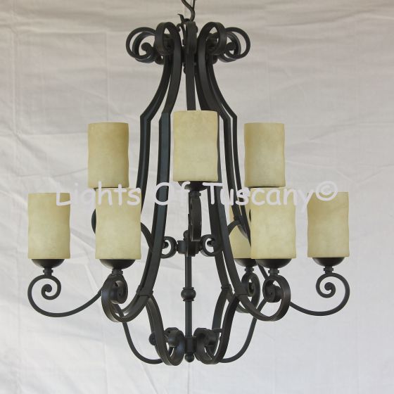 Tuscan chandelier