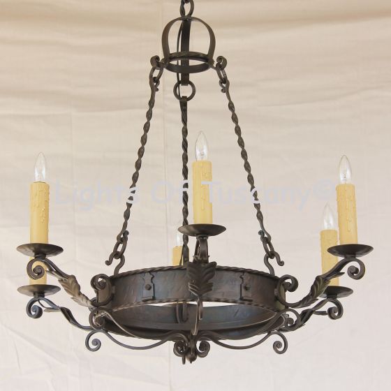 Tuscan chandelier