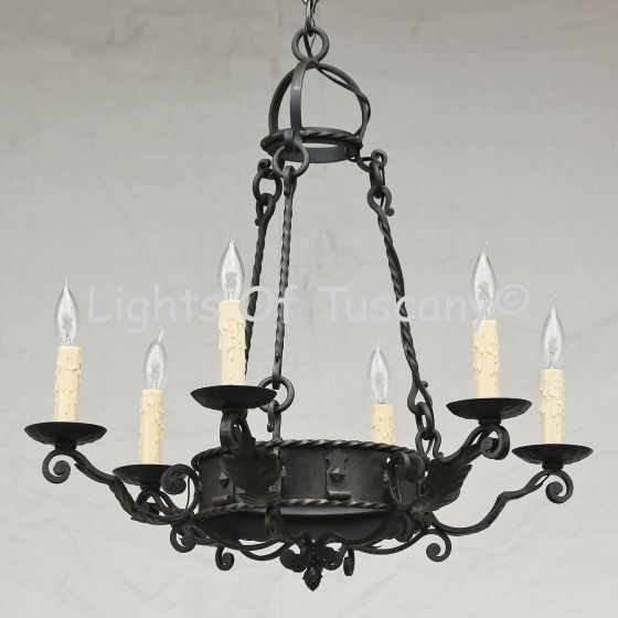 Tuscan chandelier
