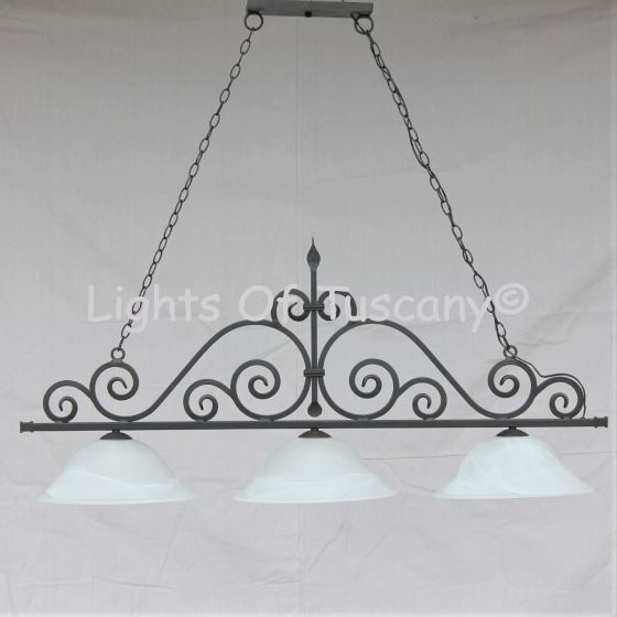 Rustic Country Hanging Light Bar Pool Table Kitchen Nook 