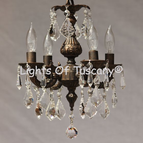 Solid brass candelabra crystal chandelier- Lighting
