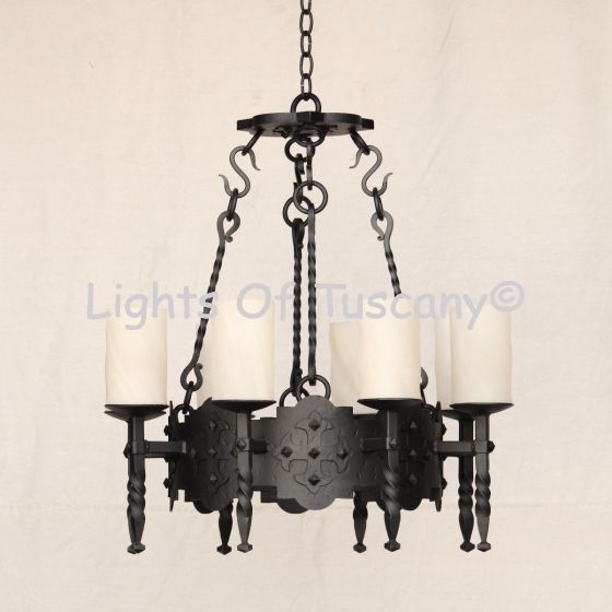 gothic chandelier, 19th century style chandelier, gothic revival chandelier, gothic revival chandelier, iron chandelier, gothic lighting, old world lighting, old world style chandelier, medieval chandelier, castle chandelier