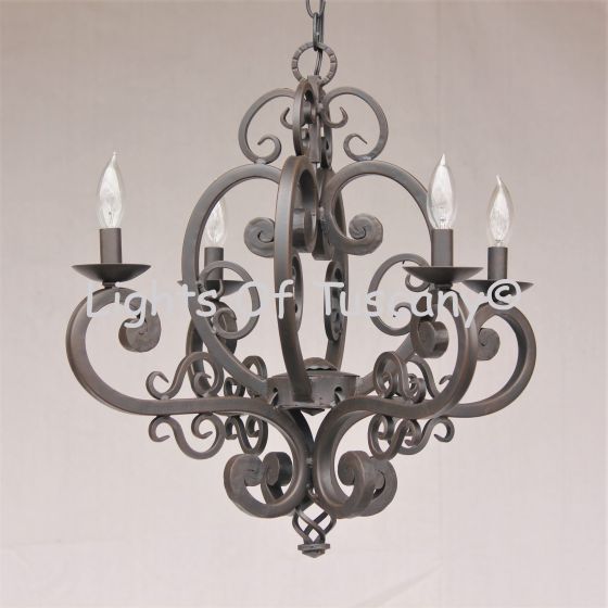 Spanish Mediterranean Mini Chandelier Chic Vanity Closet 