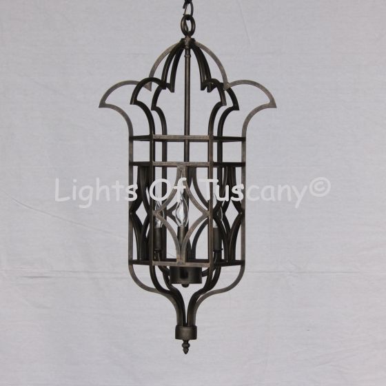 2160-3 Contemporary Transitional Iron Hanging Pendant Ligh