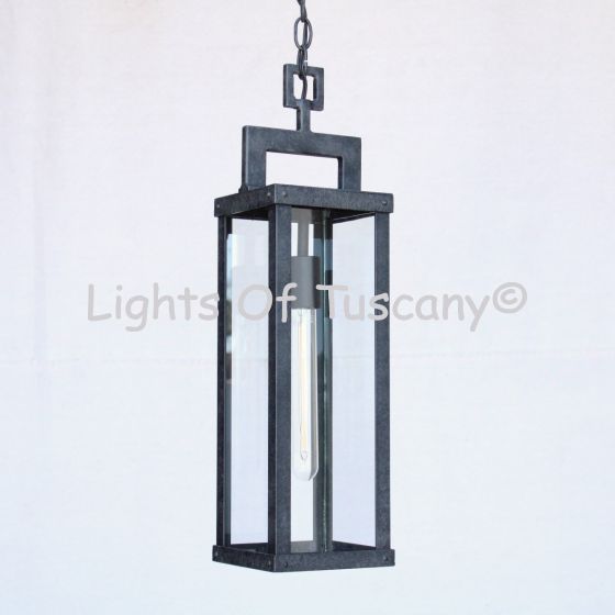 Rectangular Hanging Lantern, Contemporary Hanging Lantern, Exterior Hanging Pendant, Exterior Lighting, Box Style Lantern, Heavy Duty Lantern, Urban Style Hanging Lantern, Minimalist Pendant Light, LED Lantern, Exterior Pendant Light, Outdoor Lantern, Com