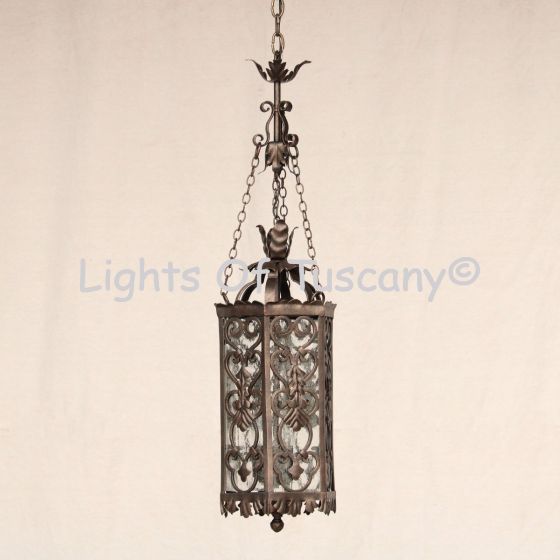 2332-3 Wrought Iron Spanish Revival Hanging Lantern
