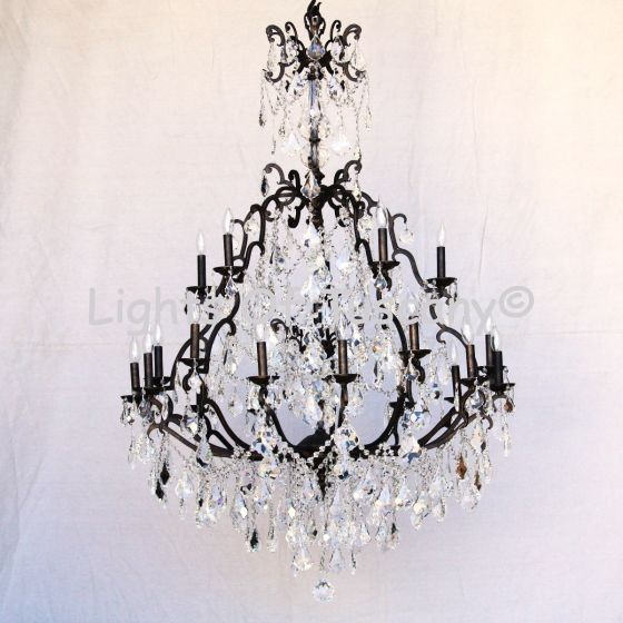 European style iron crystal chandelier