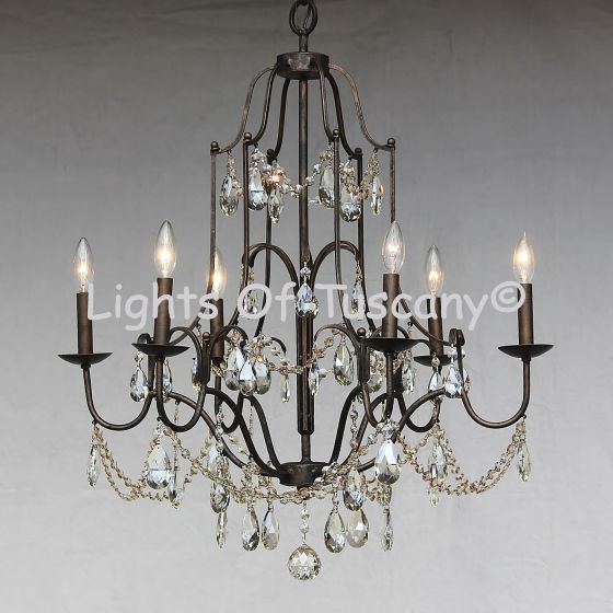 Tuscan Crystal Chandelier