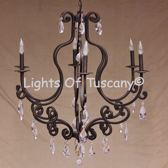 3550-6    Tuscan chandelier