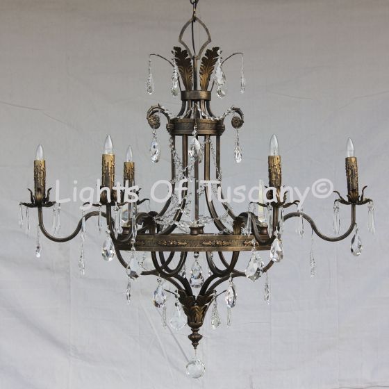 Tuscan Crystal Chandelier