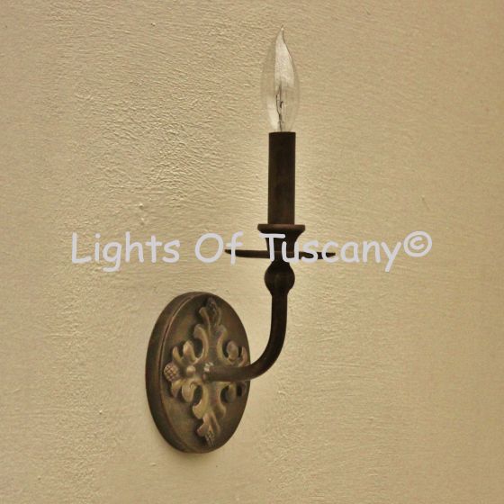Tuscan wall sconce