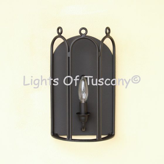 Modern Wall Sconce, Wrought Iron Modern Wall Light, Wrought Iron Wall Light, LED Wall Light, Bathroom Vanity Wall Light, Rustic Wall Sconce