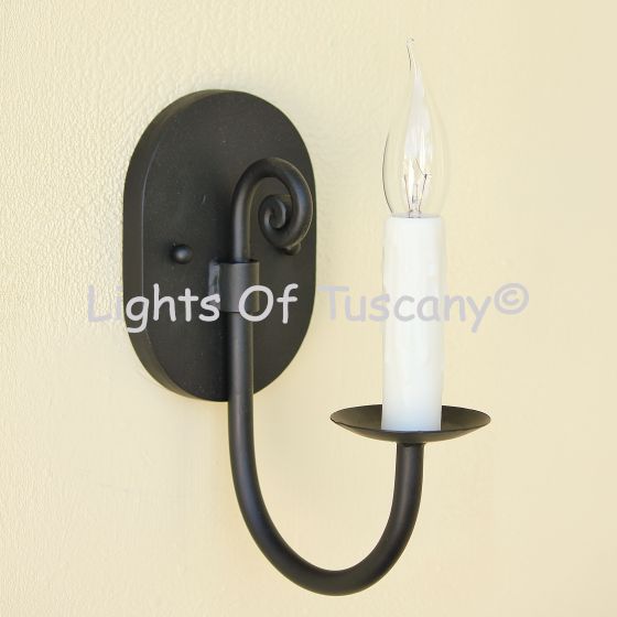 Farmhouse style wall light sconce