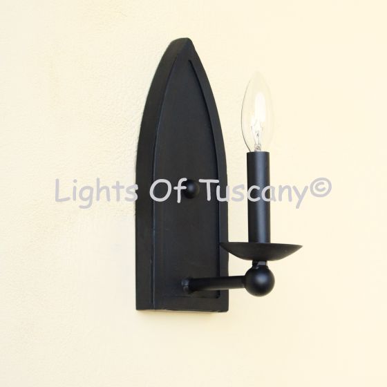 5174-1 Transitional Style Wrought Iron Wall Sconce
