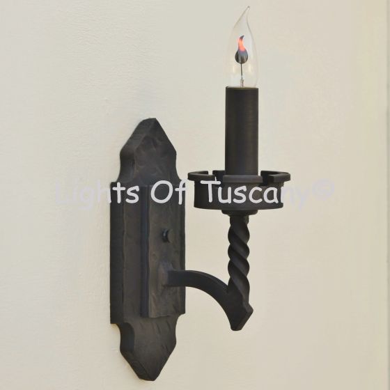 5176-2 Medieval/Castle/Gothic Style Double Wall Sconce