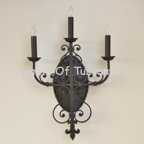 Tuscan wall sconce