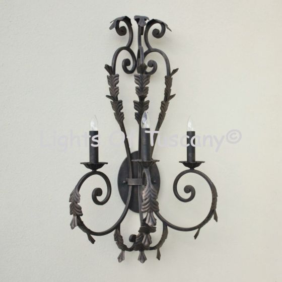 Tuscan wall sconce